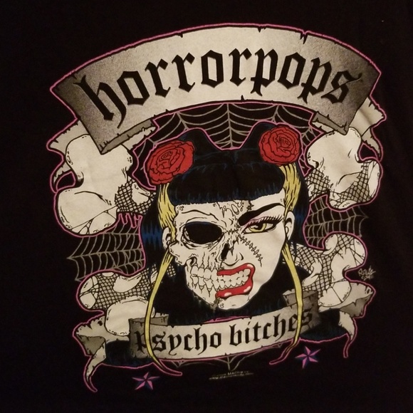 Bay Island Tops - Horrorpops Tshirt